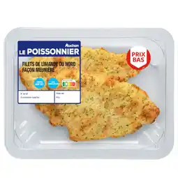 Auchan Supermarché Auchan 2 filets de limande façon meunière auchan le poissonnier offre