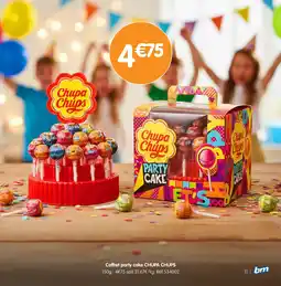 b&m Chupa chups coffret party cake offre
