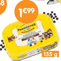 b&m Parmentier sardines huile d'olive & poivres offre