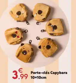 Maxi Bazar Porte-clés capybara offre