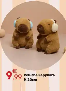 Maxi Bazar Peluche capybara offre
