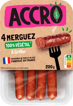 Auchan Accro merguez végétales accro offre