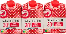 Auchan Auchan crème entière semi-épaisse auchan offre