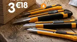 b&m Set de 3 cutters + 20 lames de rechange offre