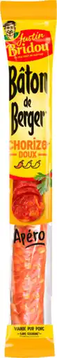 Auchan Supermarché Justin bridou bâton de berger chorizo doux justin bridou offre