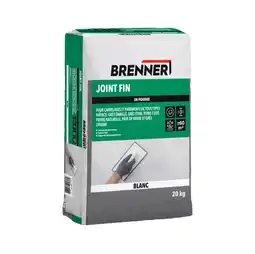 Brico Dépôt Brenner joint fin blanc 20kg offre