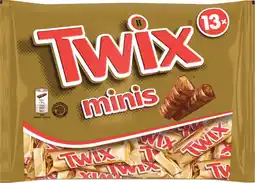 Auchan Supermarché Twix mini barres chocolatées caramel twix offre