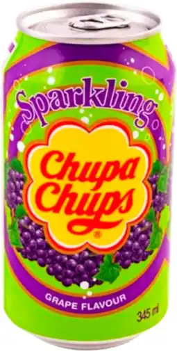 Auchan Chupa chups boisson gazeuse goût raisin chupa chups offre