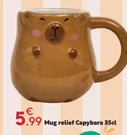 Maxi Bazar Mug relief capybara offre