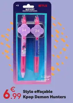 Maxi Bazar Stylo effaçable kpop demon hunters offre