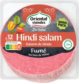 Auchan Supermarché Oriental viandes salami de dinde halal oriental viandes offre