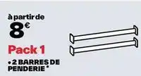 Brico Dépôt Barres de penderie offre