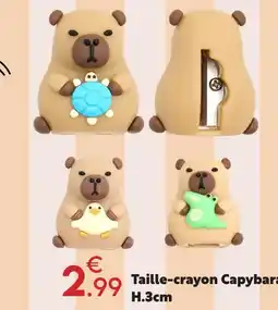 Maxi Bazar Taille-crayon capybara offre
