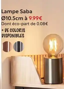 Maxi Bazar Lampe saba offre