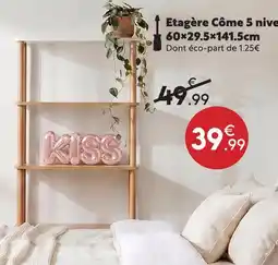 Maxi Bazar Étagère côme 5 niveaux offre