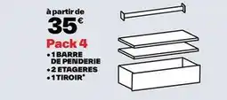 Brico Dépôt 1 barre de penderie offre