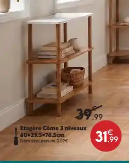 Maxi Bazar Étagère côme 3 niveaux offre
