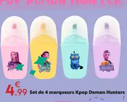 Maxi Bazar Marqueur kpop demon hunters offre