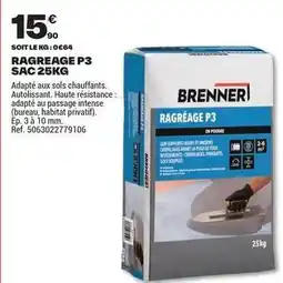 Brico Dépôt Habitat - ragreage p3 sac offre