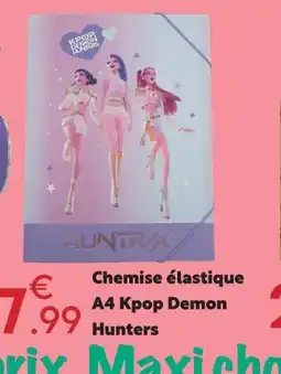 Maxi Bazar Demon hunters chemise élastique a4 kpop offre