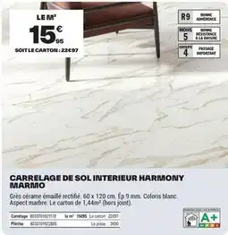 Brico Dépôt Carrelage de sol interieur harmony offre