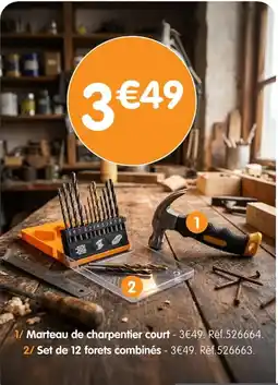 b&m Marteau de charpentier court offre
