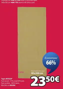 JYSK Mogop tapis offre