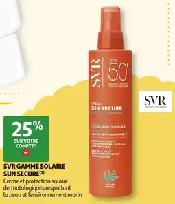 Auchan Parapharmacie SVR SPRAY SUN SECURE offre