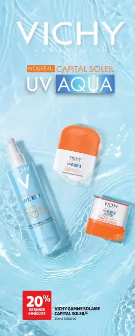 Auchan Parapharmacie Vichy gamme solaire capital soleil offre