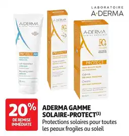 Auchan Parapharmacie ADERMA GAMME SOLAIRE-PROTECT offre