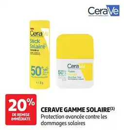 Auchan Parapharmacie CeraVe Stick Solaire Invisible offre
