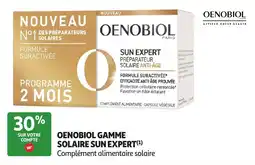 Auchan Parapharmacie Oenobiol Sun expert solaire sun expert offre