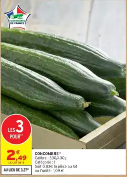 Intermarché Hyper CONCOMBRES DE FRANCE CONCOMBRE offre