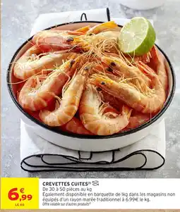 Intermarché Hyper CREVETTES CUITES offre