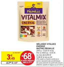 Intermarché Hyper MAÎTRE PRUNILLE VITALMIX ÉNERGIE offre