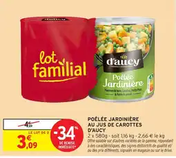 Intermarché Hyper d'aucy Poêlée Jardinière offre