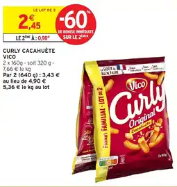 Intermarché Hyper Vico Curly Cacahuète offre