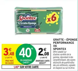 Intermarché Hyper Spontex Gratte-Éponge offre