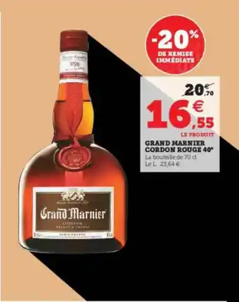Hyper U Grand Marnier Cordon Rouge 40° offre