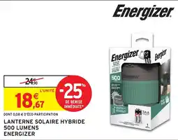 Intermarché Hyper Energizer Lanterne solaire hybride offre
