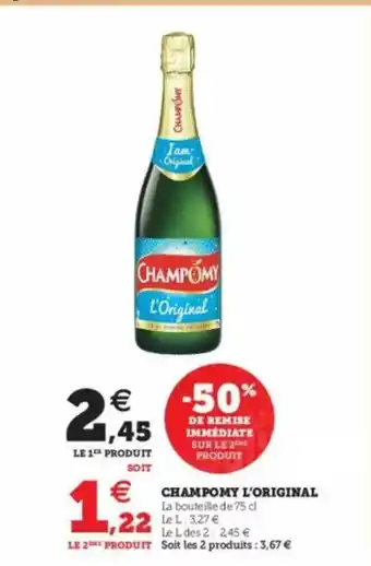 Hyper U Champomy L'original offre