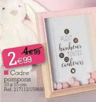 Kandy Cadre Pompons offre