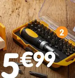 b&m Coffret 38 pièces tournevis courts offre