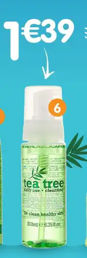 b&m Gel moussant visage tea tree offre