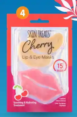 b&m Skin treats patch hydrogel lèvres cerise offre