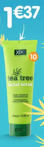b&m Xbc gel exfoliant visage tea tree offre
