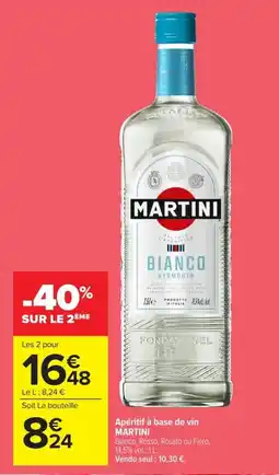 Carrefour Martini Bianco Vermouth offre