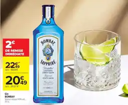 Carrefour BOMBAY Gin offre