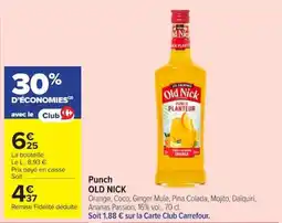 Carrefour Old Nick Punch Planteur offre