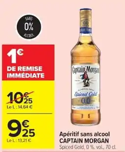 Carrefour Captain Morgan Apéritif sans alcool offre